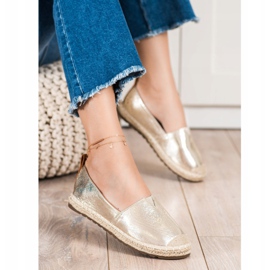 Queen Vivi Espadrile casual de aur 2