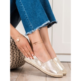 Queen Vivi Espadrile casual de aur 1 Queen Vivi Espadrile casual de aur 1
