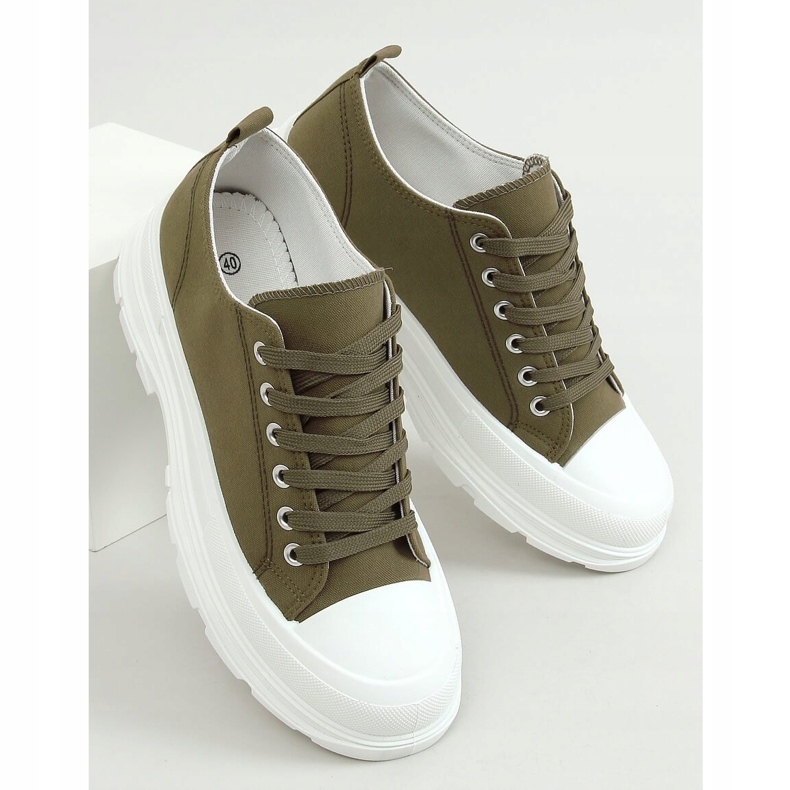 Adidași pentru femei verzi LA122 Verde 1