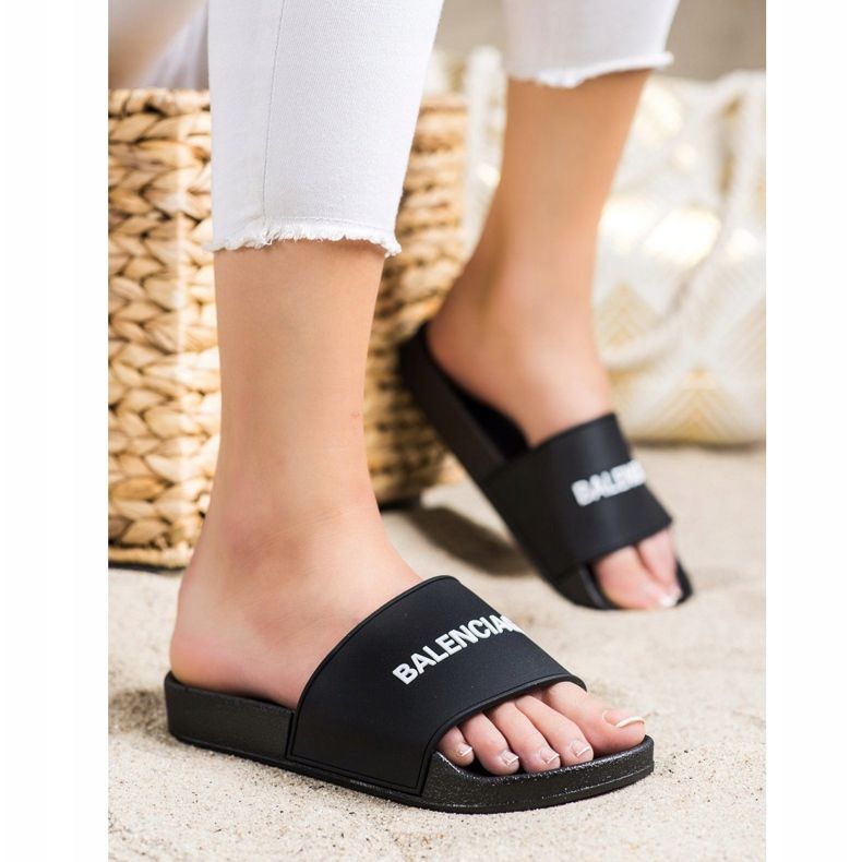 Seastar Papuci negri clasici negru 1 Seastar Papuci negri clasici negru 1