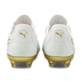 Ghete de fotbal Puma King Pro M Fg 09 alb alb 1 Ghete de fotbal Puma King Pro M Fg 09 alb alb 1