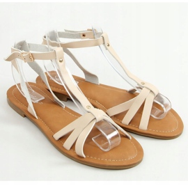 Sandale bej pentru femei Z5713 Beige 1