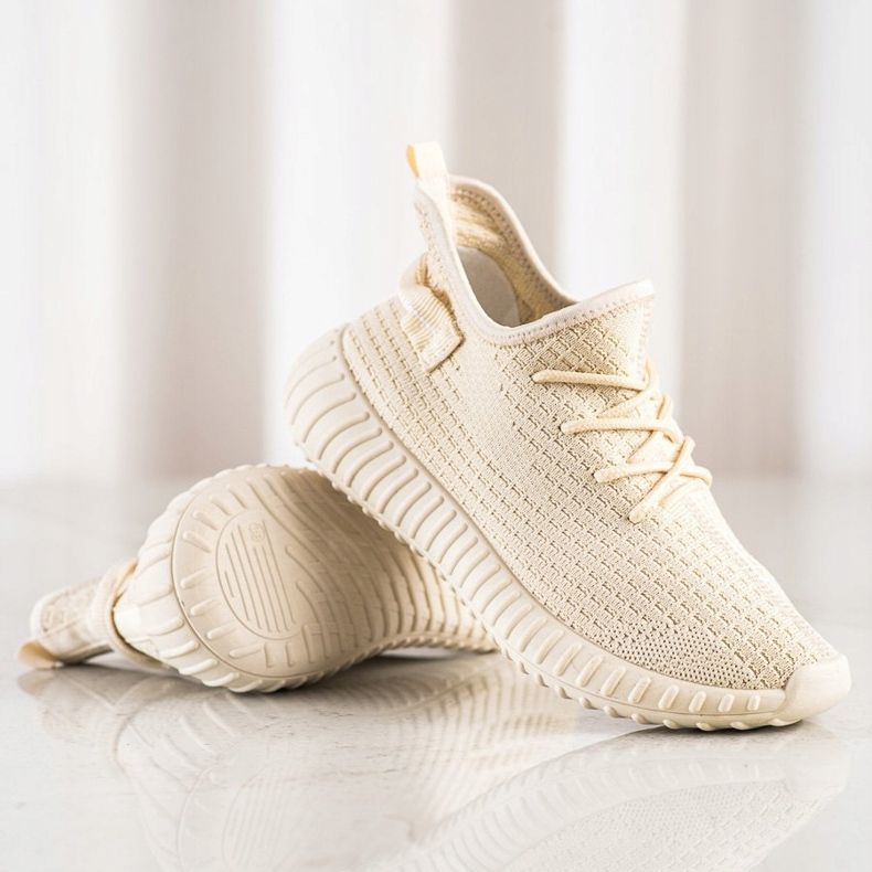 Marquiz Adidași din material textil bej 1