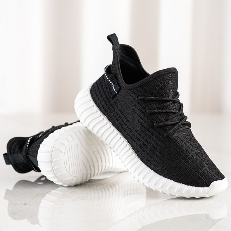 Marquiz Adidași din material textil negru 1