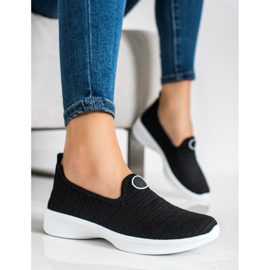 SHELOVET Pantofi sport de alunecare negru 1