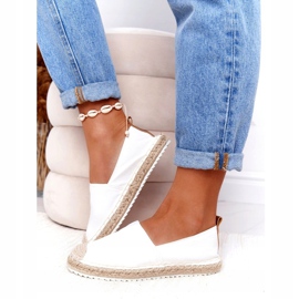 Espadrile pe talpă împletită Big Star HH274493 Alb bej 4