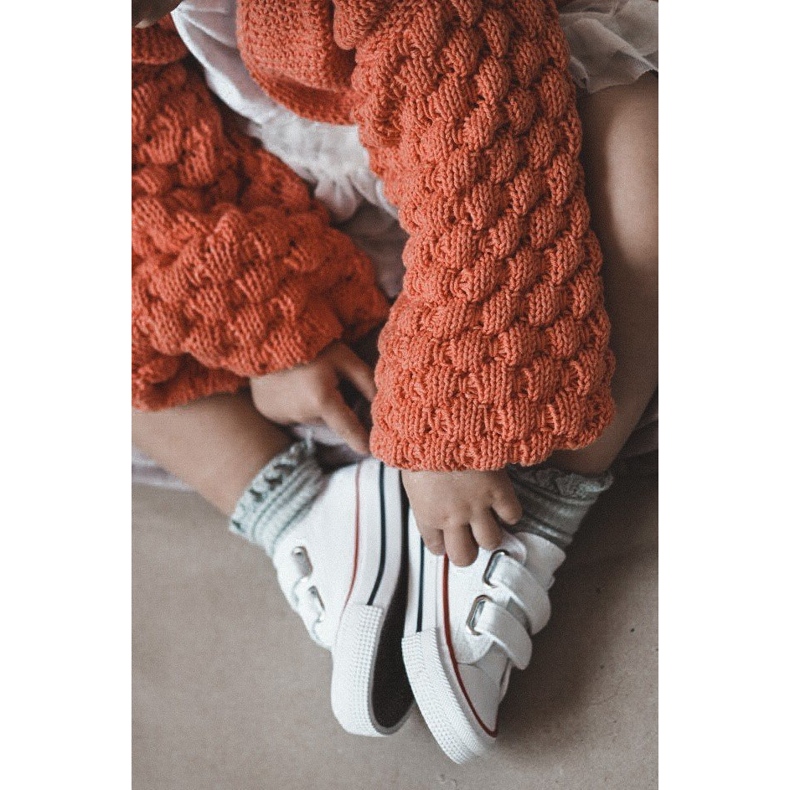 Adidași mici pentru copii cu velcro Big Star HH374095 Alb 8