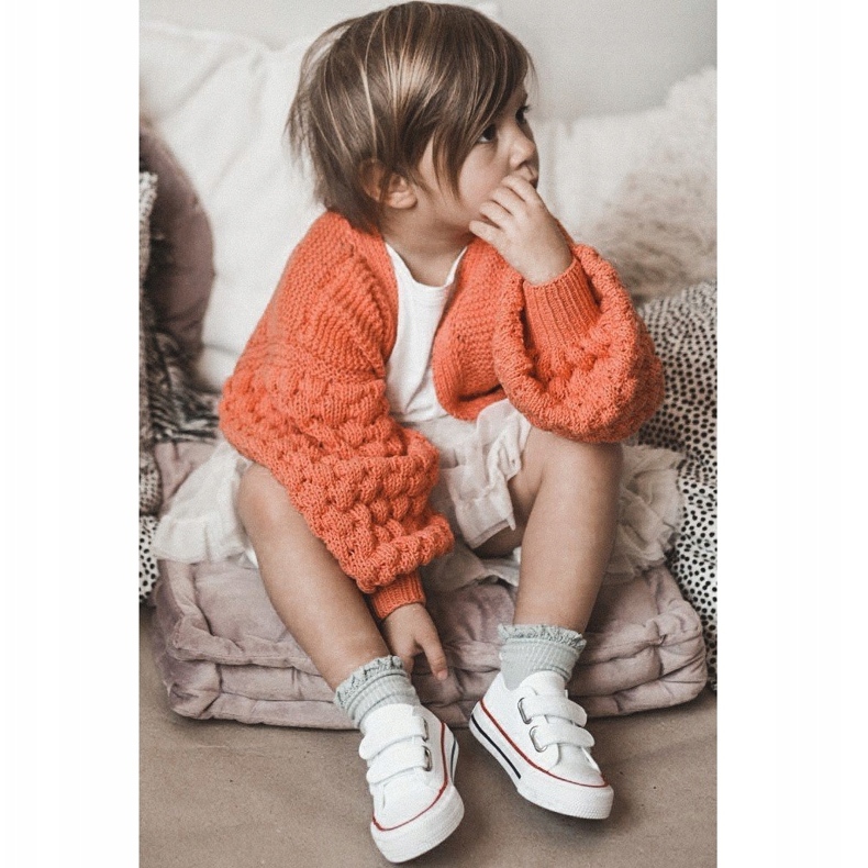 Adidași mici pentru copii cu velcro Big Star HH374095 Alb 2