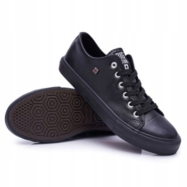 Adidași pentru bărbați Low Big Star Black V174345 negru 2