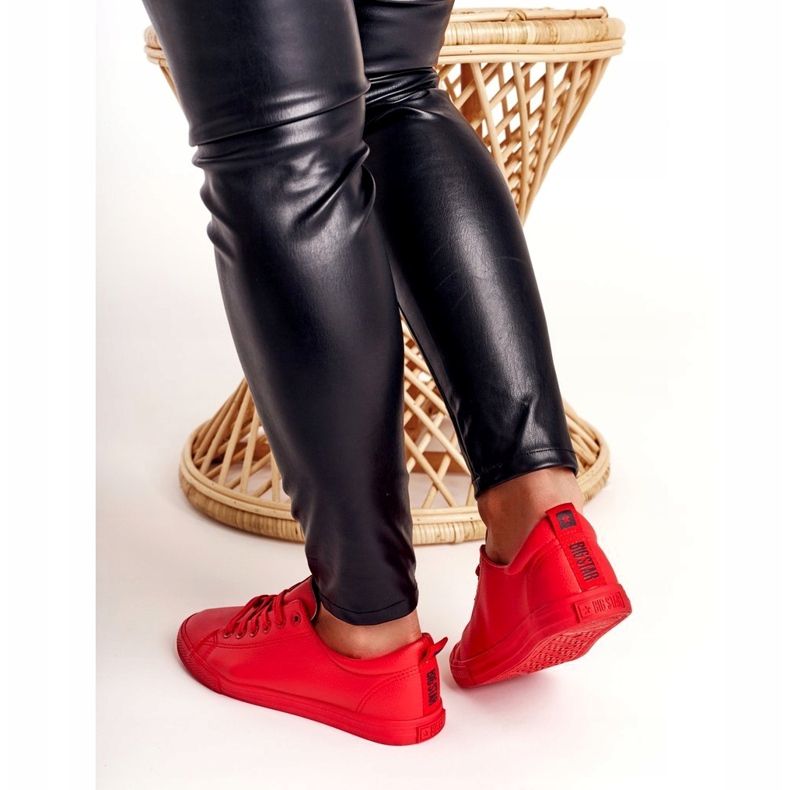Adidași pentru femei Big Star Red DD274686 roșu 4