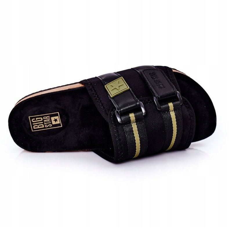 Papuci bărbați cu profil Big Star HH174058 Negru 1