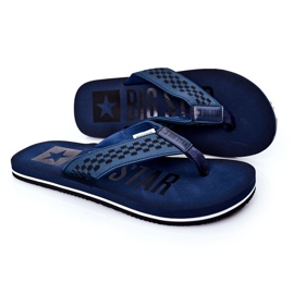 Flip-flops pentru bărbați Big Star HH174812 Albastru marin 1