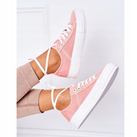 Adidași de damă Lee Cooper LCW-21-31-0125L Coral roz 1