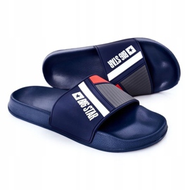 Papuci bărbați Big Star HH174837 de culoare albastru marin 2