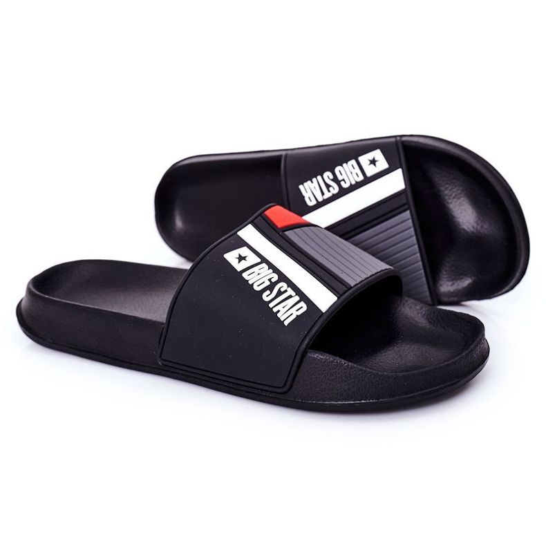 Papuci bărbați negri Big Star HH174836 negru 1