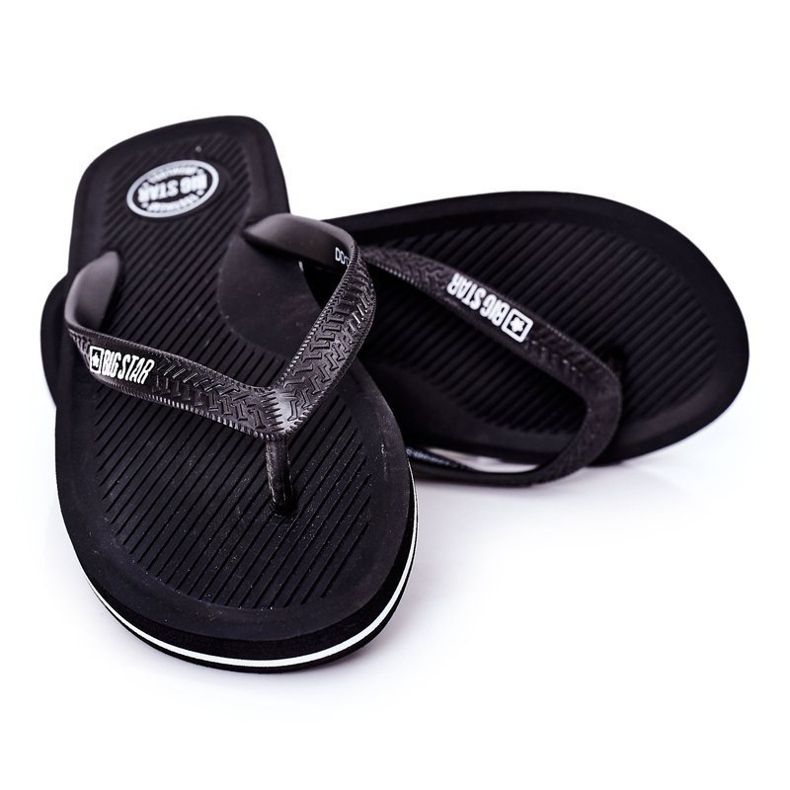 Flip-flops pentru bărbați Big Star DD174669 Negru 1