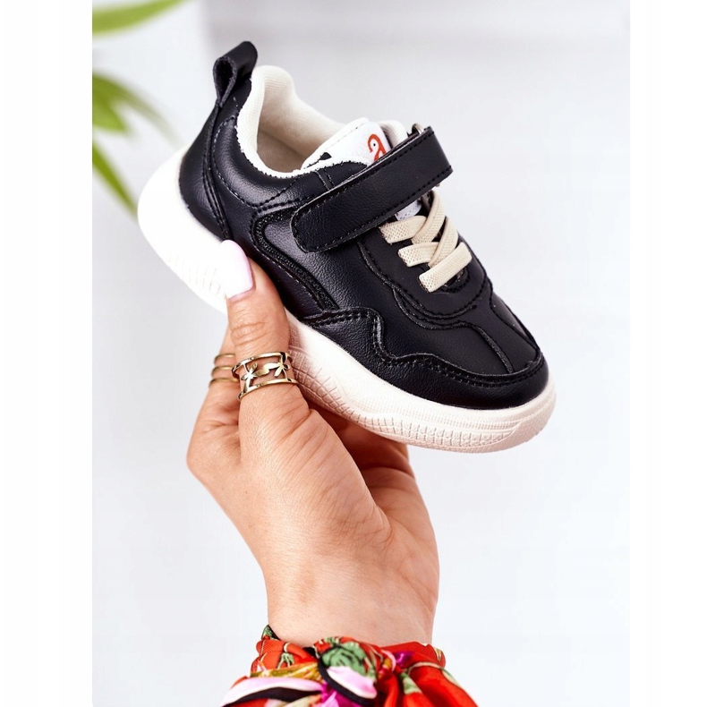 Apawwa Încălțăminte sport pentru copii Adidași Black Runner negru 2