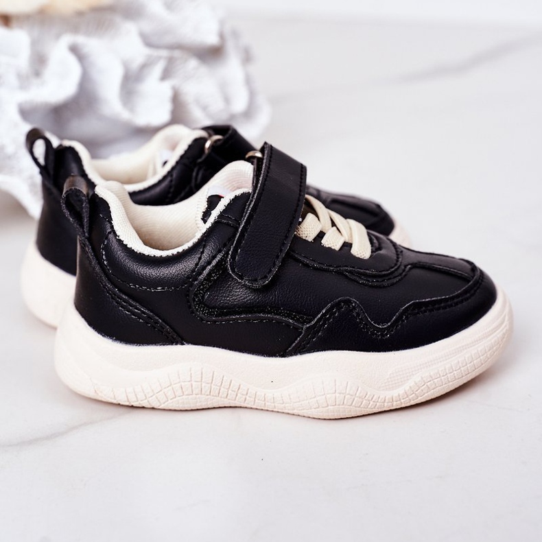 Apawwa Încălțăminte sport pentru copii Adidași Black Runner negru 1