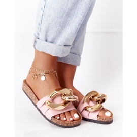Flip Flops roz cu un lanț Pink Last Dance 1