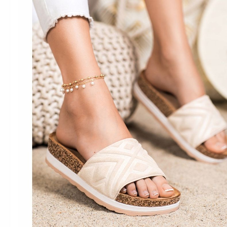 Seastar Papuci clasici din piele de căprioară bej 1 Seastar Papuci clasici din piele de căprioară bej 1