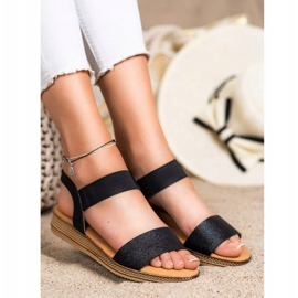 Kayla Sandale negre cu alunecare negru 1