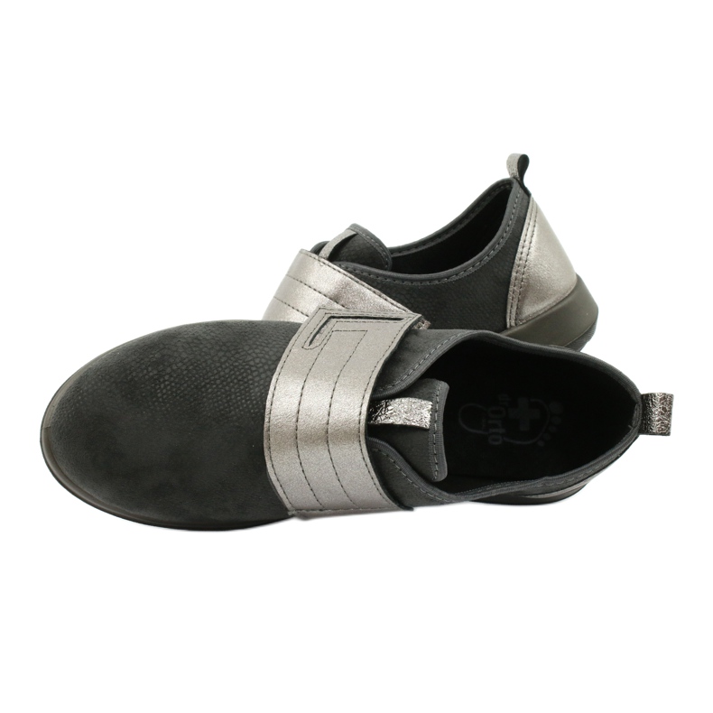 Pantofi pentru femei Dr.orto Befado 156d003 Black-Share gri 7