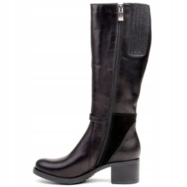 Marco Shoes Cizme de damă confortabile 0928K pentru zilele geroase negru 1