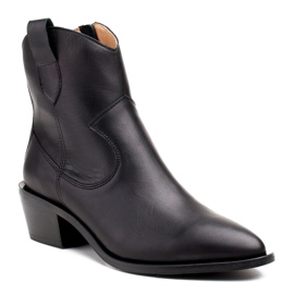 Marco Shoes Cizme de cowboy negre 1403B Marco negru 1