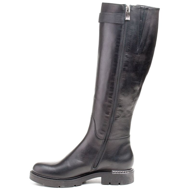 Marco Shoes Ghete negre 1340K cu detalii metalice negru 2