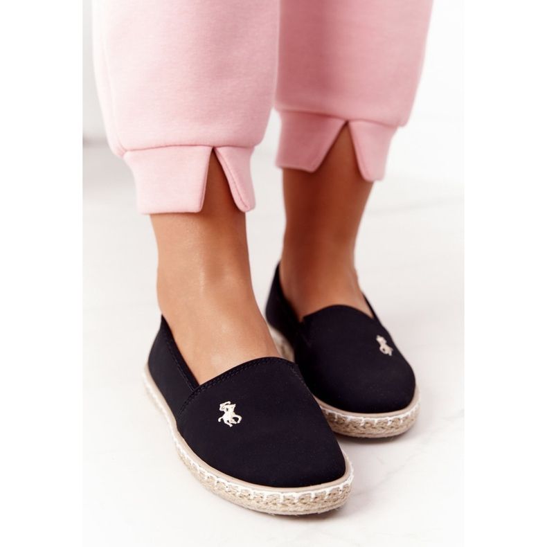 NEWS Espadrile de damă Negru Reyna 1