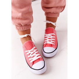 Adidași clasici pentru femei Omerta Coral roșu 1