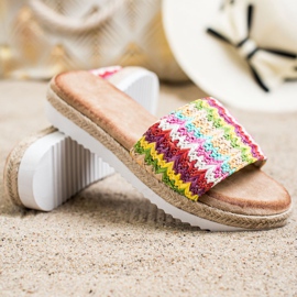 SHELOVET Pantofi Espadrille Pe Platformă multicolor 1