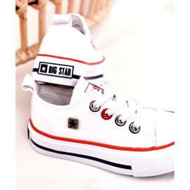 Adidași clasici mici pentru copii Big Star HH374089 Alb 5