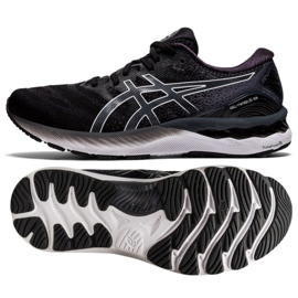 Pantofi de alergare Asics Gel-Nimbus 23 M 1011B006 001 negru 2