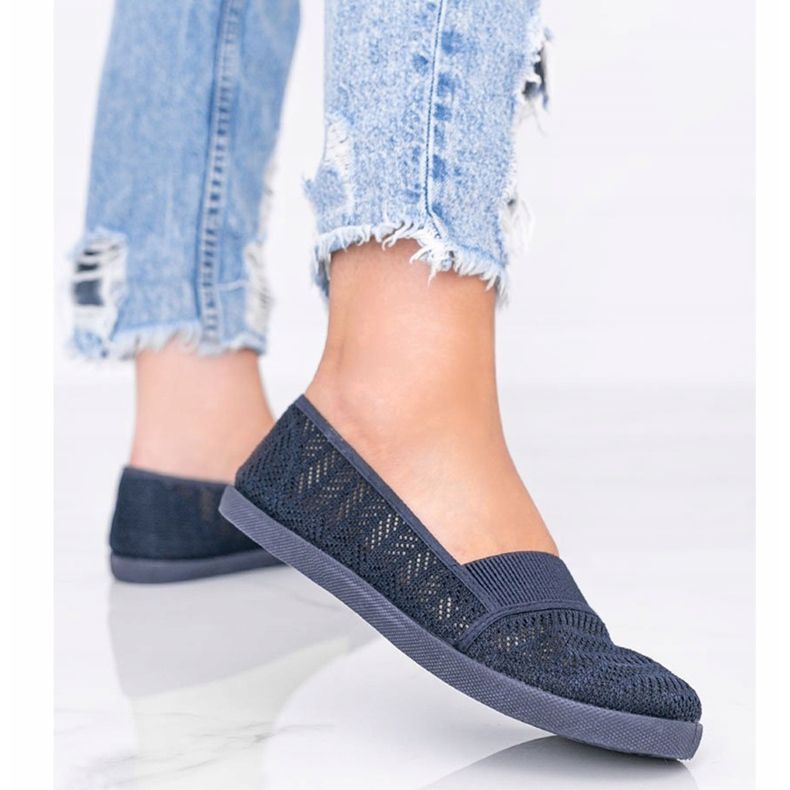 Adidași Vicky bleumarin Slip On albastru marin 2