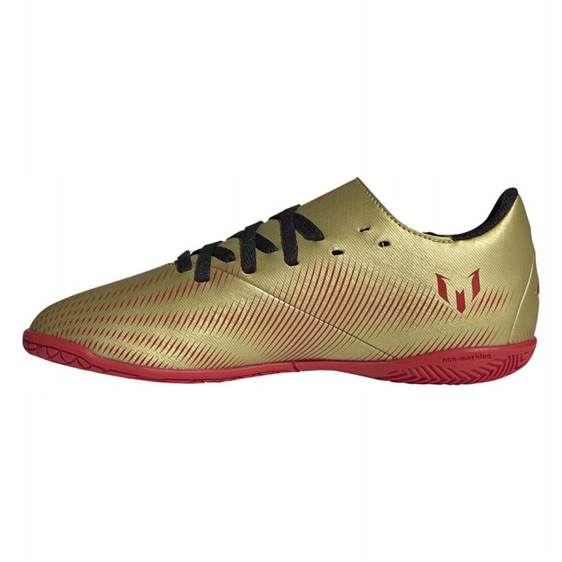 Ghete de fotbal Adidas Nemeziz Messi.4 In Jr FY0811 de aur de aur 1 Ghete de fotbal Adidas Nemeziz Messi.4 In Jr FY0811 de aur de aur 1