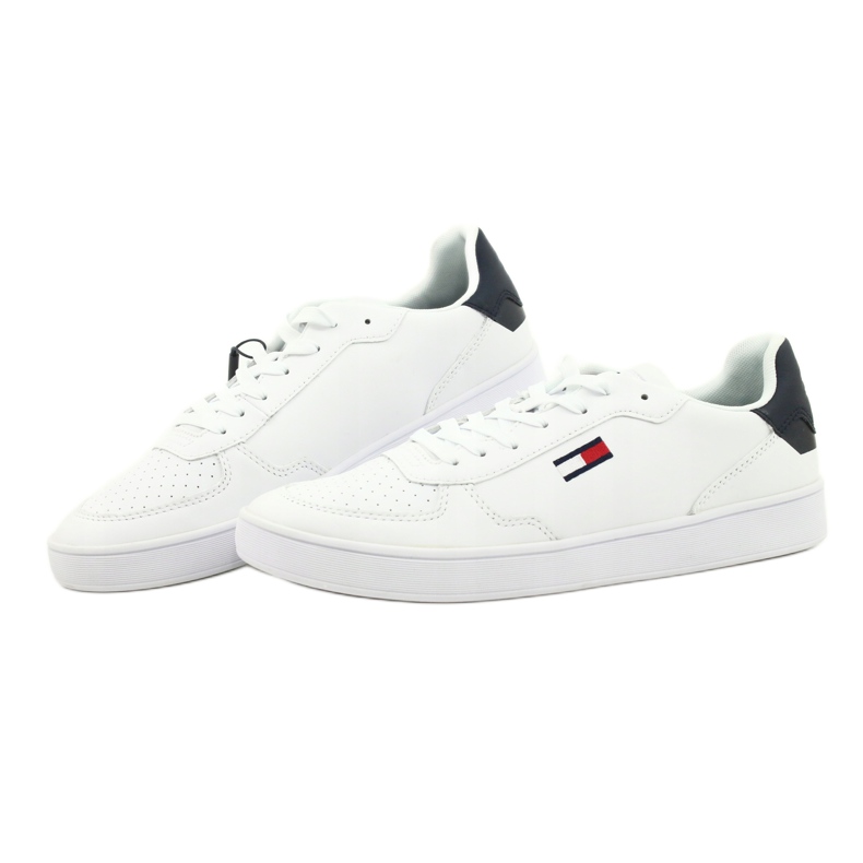 Tommy Hilfiger Jeans Essential Cupsole M EM0EM00647-YBR alb 1 Tommy Hilfiger Jeans Essential Cupsole M EM0EM00647-YBR alb 1