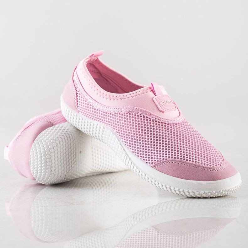 SHELOVET Slipons roz deschis 1