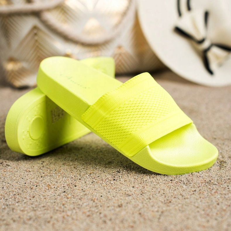 Anesia Paris Flip-flops confortabile galben 1