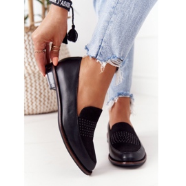 Mocasini dama Sergio Leone PB255 Negru 2