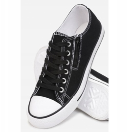 Adidași pentru femei cu fermoar negru Malani 1