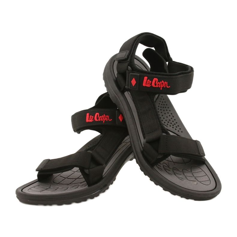 Sandale bărbați Lee Cooper LCW-21-34-0190M negre negru 3
