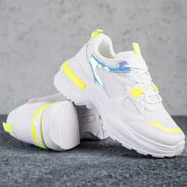 SHELOVET Adidași cu inserții galbene 1