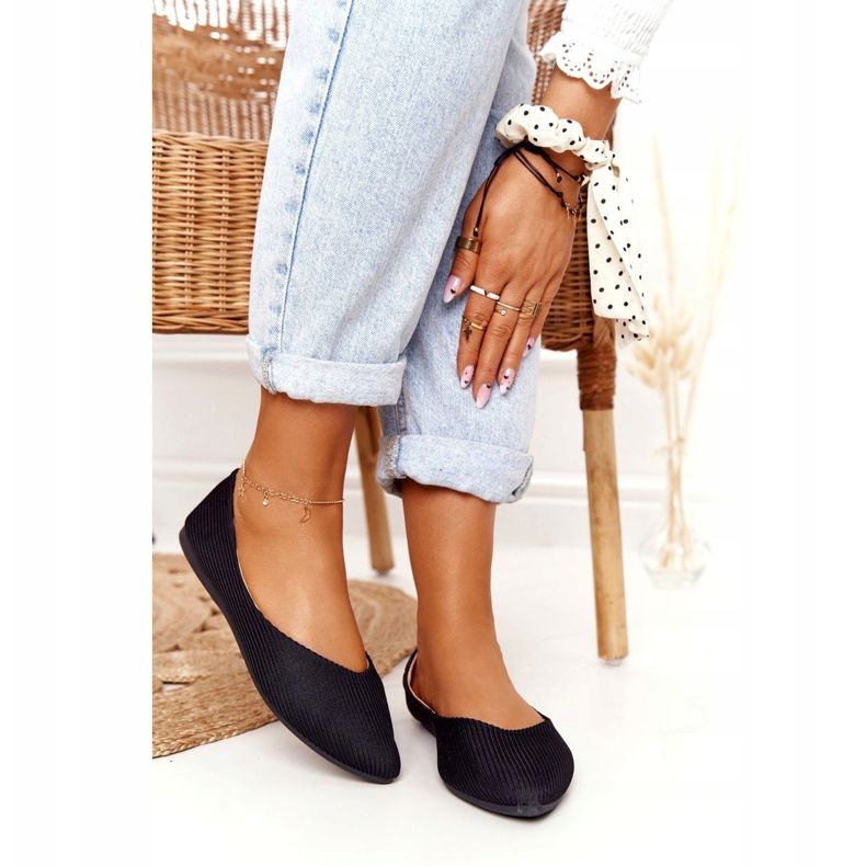 Delicate Ballerina In Spitz Vinceza 2187 Black negru 4