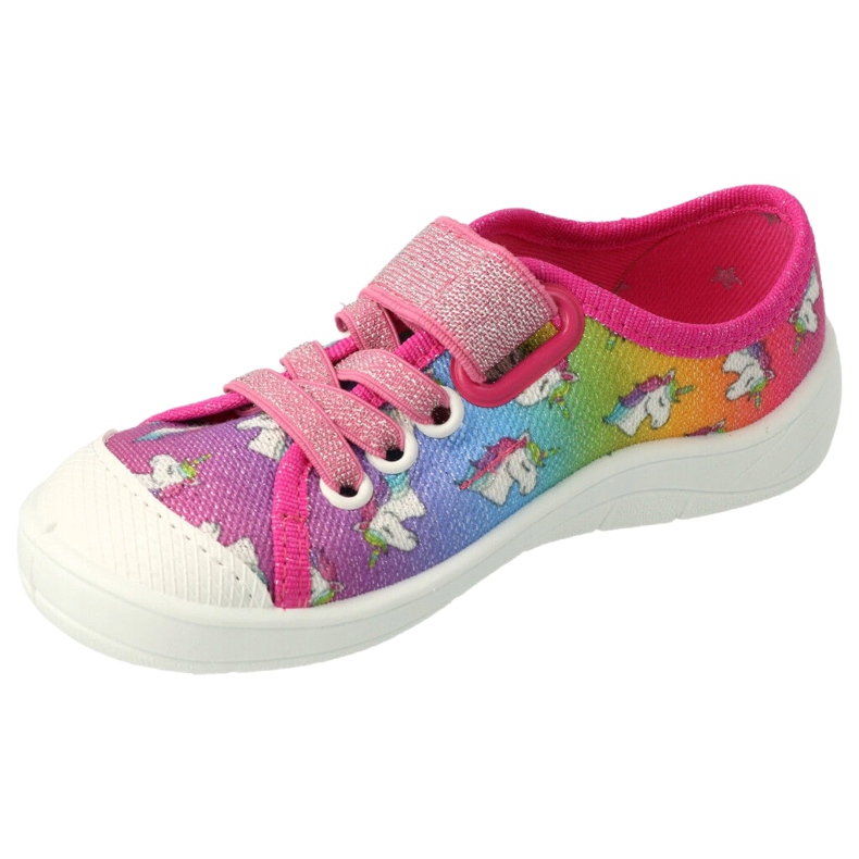 Încălțăminte pentru copii Befado 251X178 Unicorn albastru portocale roz argint verde 2