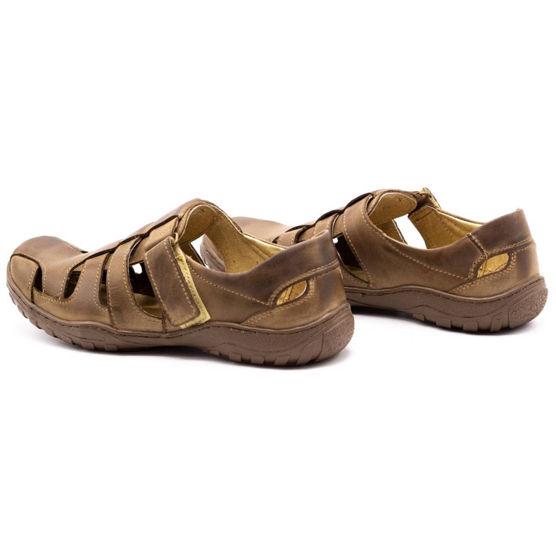 Polbut Încălțăminte ajurată pentru bărbați 237 pentru maro de vară 1