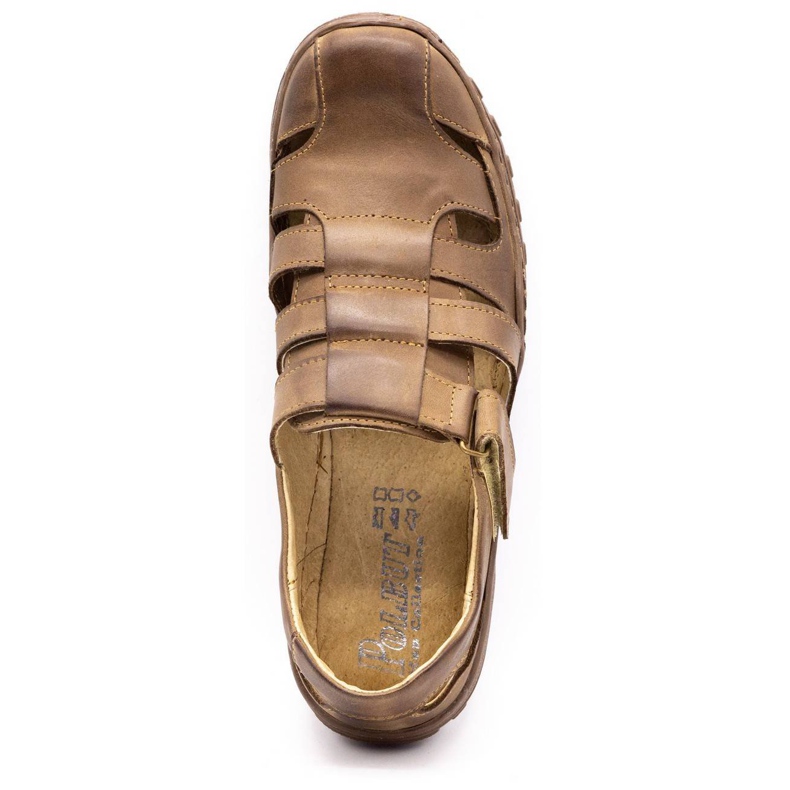 Polbut Încălțăminte ajurată pentru bărbați 237 pentru maro de vară 2