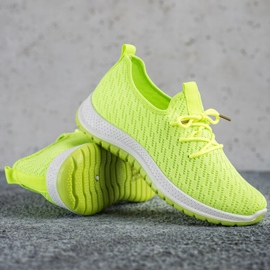 SHELOVET Adidași neon verde 1