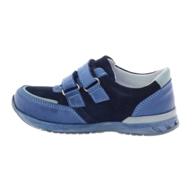 Pantofi baieti cu napi Ren But 3261 gr multicolor verde albastru 2