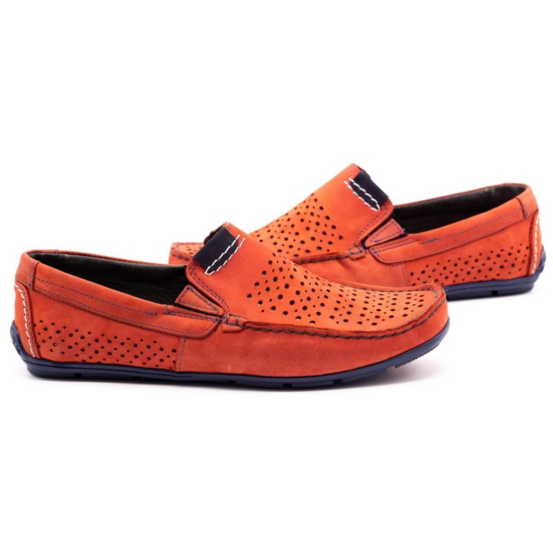 Olivier Încălțăminte pentru bărbați mocasin 906 pentru roșu de vară roşu 4